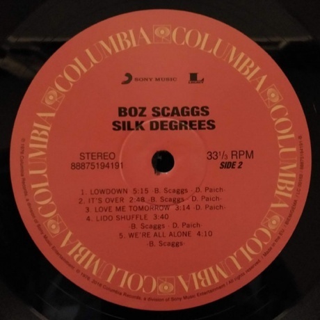 Boz Scaggs - Silk Degrees (0888751941915) виниловая пластинка - фото 4