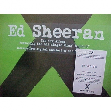 Sheeran, Ed, X (0825646285877) виниловая пластинка - фото 8