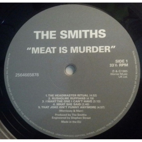 The Smiths - Meat Is Murder (0825646658787) виниловая пластинка - фото 3