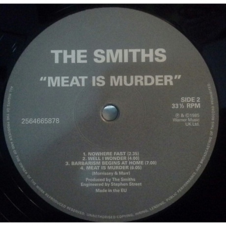 The Smiths - Meat Is Murder (0825646658787) виниловая пластинка - фото 4
