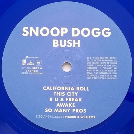 Snoop Dogg - Bush (0888750700612) виниловая пластинка - фото 4
