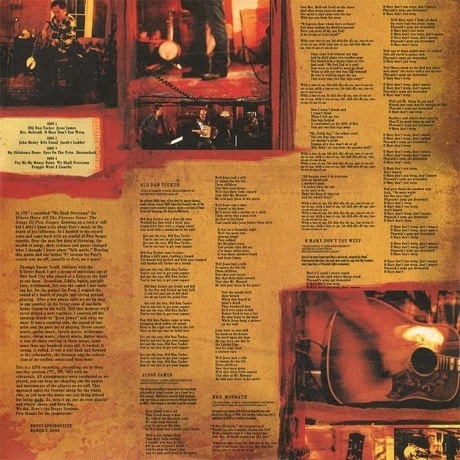 Bruce Springsteen - We Shall Overcome (0828768343913) виниловая пластинка - фото 11