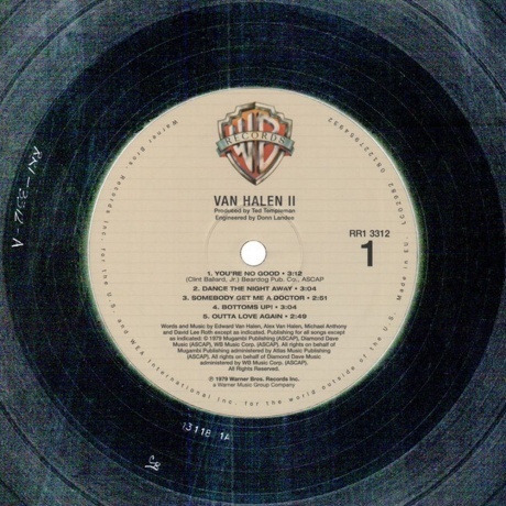 Van Halen - Van Halen II (0081227954932) виниловая пластинка - фото 7