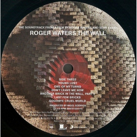 Roger Waters - The Wall (0888751554115) виниловая пластинка - фото 9