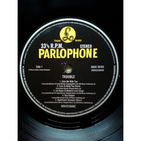 Whitesnake - Trouble (0825646339440) виниловая пластинка - фото 4