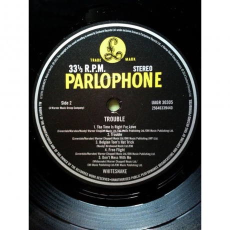 Whitesnake - Trouble (0825646339440) виниловая пластинка - фото 5