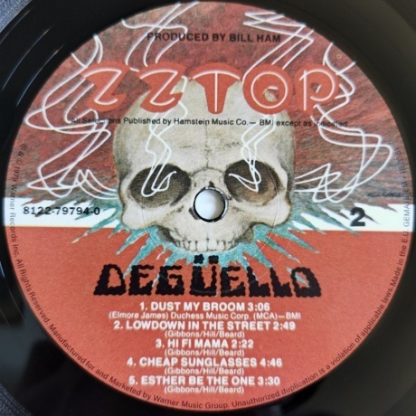 ZZ Top - Deguello (0081227979409) виниловая пластинка - фото 6