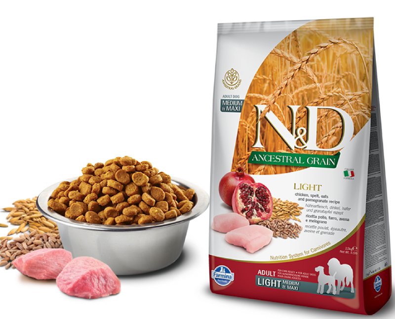 

Корм сухой Farmina N&D ANCESTRAL GRAIN для собак MEDIUM/MAXI курица, спельта, овес, гранат 2,5 кг