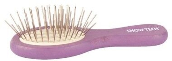 SHOW TECH MINI-PIN щетка массажная карманная (фиолетовая) 12 см - фото 1