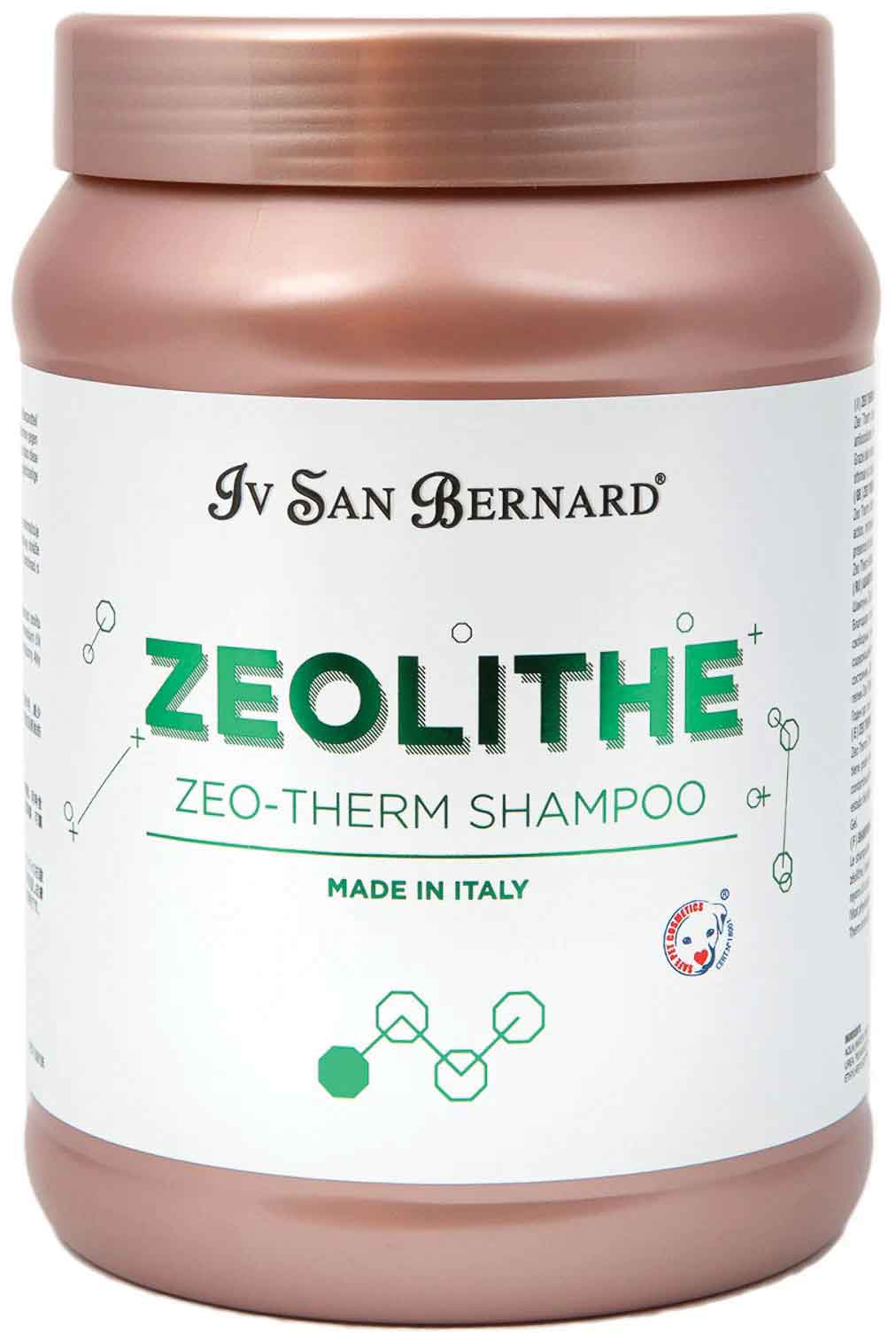 Шампунь для поврежденной кожи и шерсти ISB Zeolithe Zeo Therm Shampoo без лаурилсульфата натрия 1 л