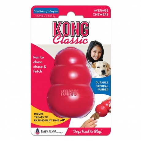 Kong Classic игрушка для собак средняя 8 х 6 см - фото 2