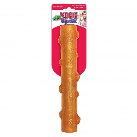 Kong игрушка для собак Squezz Crackle хрустящая палочка большая 27 см - фото 3