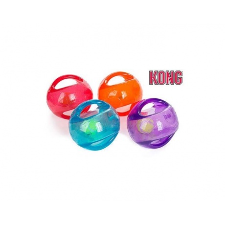 Kong игрушка для собак Джумблер Мячик 14 см средние и крупные породы, синтетическая резина - фото 1