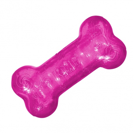 KONG игрушка для собак Squezz Crackle хрустящая косточка средняя 15х4 см, цвета в ассортименте - фото 4