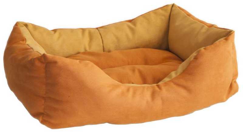 Лежанка для собак пухлик со съемным чехлом мебельная ткань №7 73*52*26 см 75017