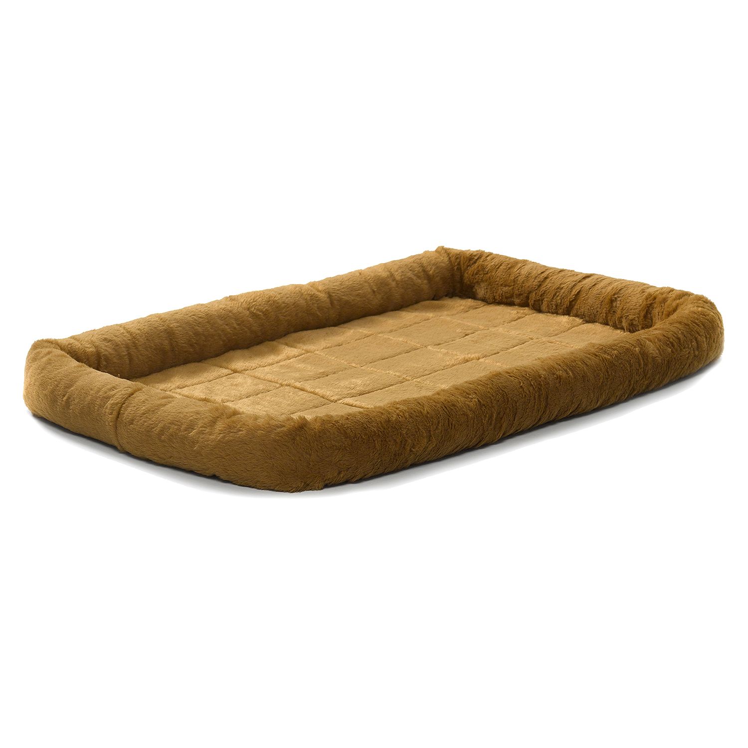 MidWest лежанка Pet Bed меховая 92х60 см коричневая - фото 1