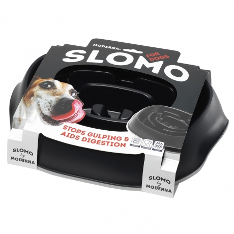 Moderna миска Slomo для медленного поедания 950 мл, черный - фото 2