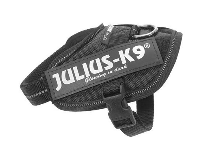 JULIUS-K9 шлейка для собак IDC®-Powerharness Baby 1 (29-36см / 0,8-3кг), черный