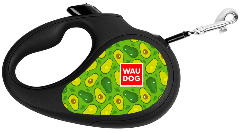 Рулетка для собак WAUDOG с рисунком 