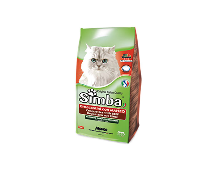 Корм сухой Simba Cat  для кошек с говядиной 2 кг