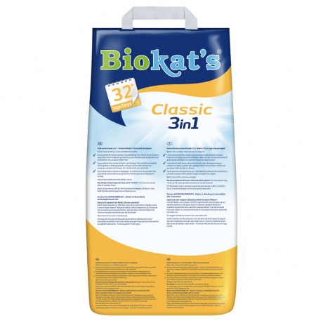 BIOKAT'S  CLASSIC наполнитель комкующийся 10 л (10 кг) - фото 3