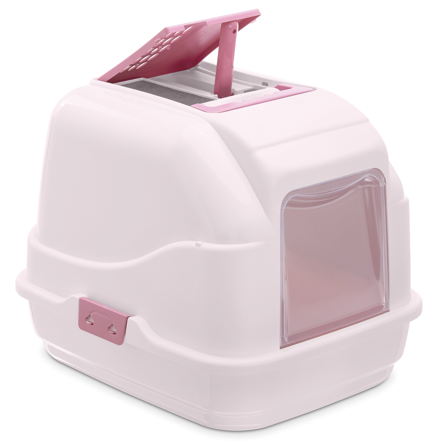 Био-туалет IMAC для кошек EASY CAT 50х40х40h см, нежно-розовый - фото 1