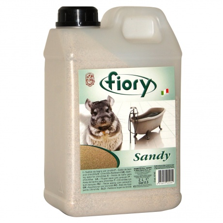 Песок Fiory для шиншилл Sandy 1,3 кг (2 л) - фото 2