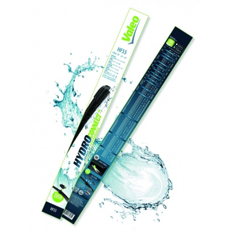 Щетка стеклоочистителя VALEO HydroConnect Upgrade, 580мм/23", универсальные адаптеры, бескаркасная, передняя, 1 шт, 578578 - фото 5