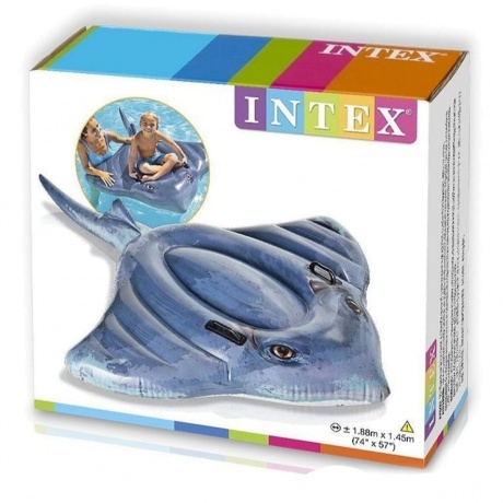 Игрушка надувная для плавания INTEX Скат, 57550, 188х145 - фото 3