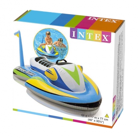 Игрушка надувная для плавания INTEX Водный мотоцикл, 57520, 117х77 - фото 3