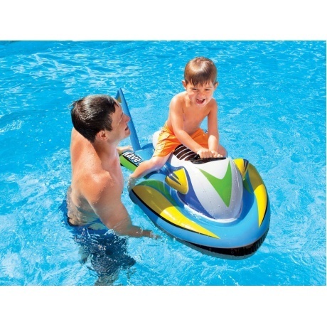 Игрушка надувная для плавания INTEX Водный мотоцикл, 57520, 117х77 - фото 4