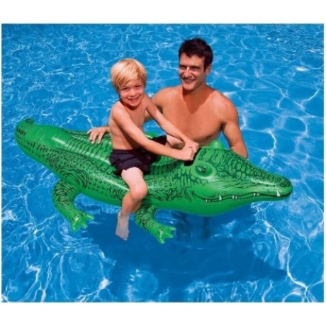 Игрушка надувная для плавания "Крокодил" 168*86см малый 58546NP - фото 5