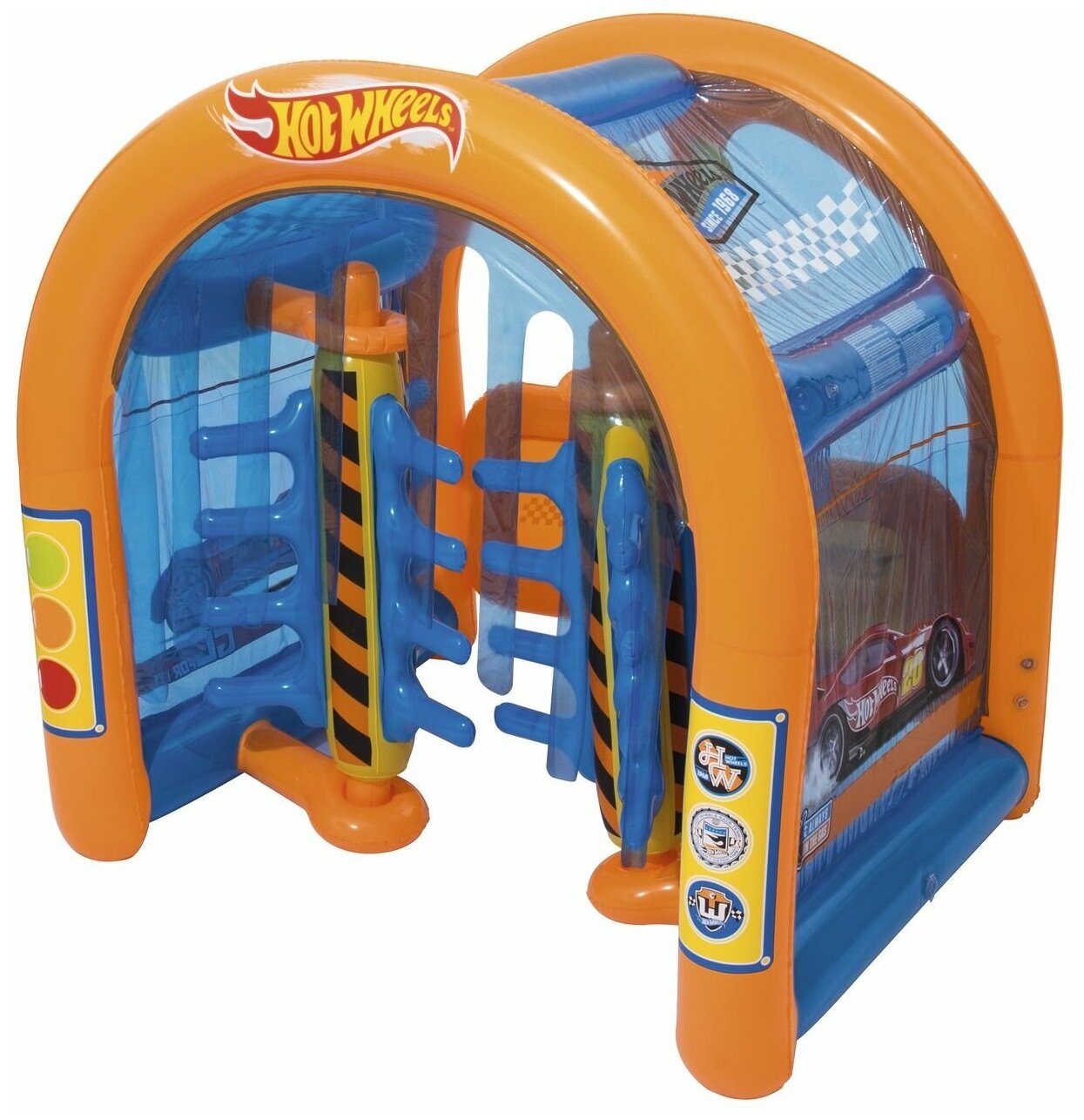 Игровой центр Автомойка с брызгалкой Hot Wheels, 150*130*150см, 93406 Bestway популярная игрушка для игры на открытом воздухе без заусенцев игрушка для детей игрушка для брызг