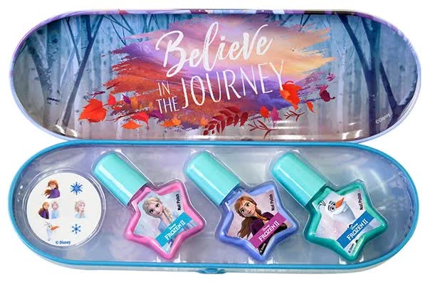 Игровой набор детской декоративной косметики для ногтей в пенале мал. Frozen  Markwins 1599002E - фото 1