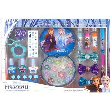 Игровой набор детской декоративной косметики для лица и ногтей Frozen  Markwins 1599013E - фото 1