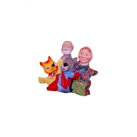 Кукольный театр &quot;Волк и лиса&quot; 4 персонажа в пакете Русский стиль 11093 - фото 2