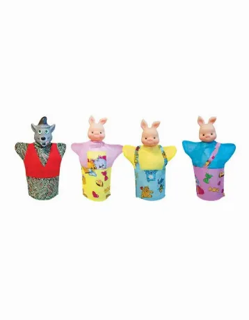 Кукольный театр "Три поросенка" 4 персонажа в пакете Русский сти...