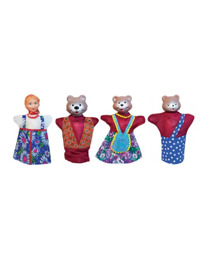 Кукольный театр Три медведя 4 персонажа в пакете Русский стиль 11064 кукольный театр русский стиль три медведя 4 персонажа 11064