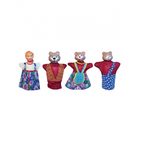 Кукольный театр &quot;Три медведя&quot; 4 персонажа в коробке Русский стиль 11254 - фото 3