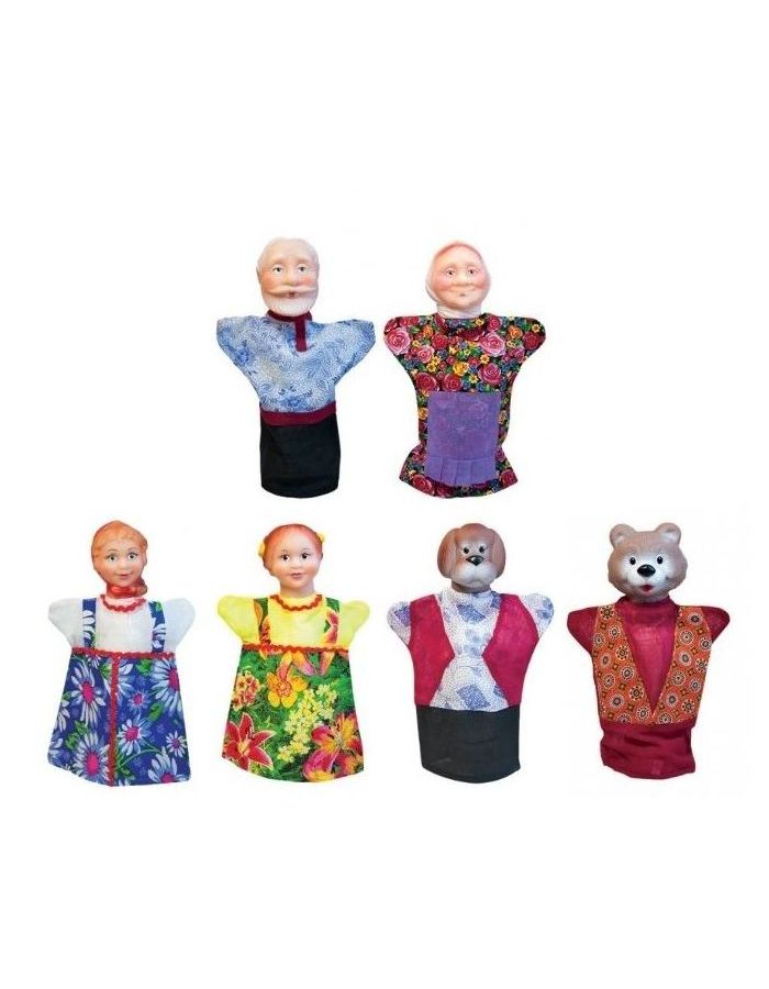 Кукольный театр Маша и медведь домашний кукольный театр маша и медведь 6 кукол перчаток