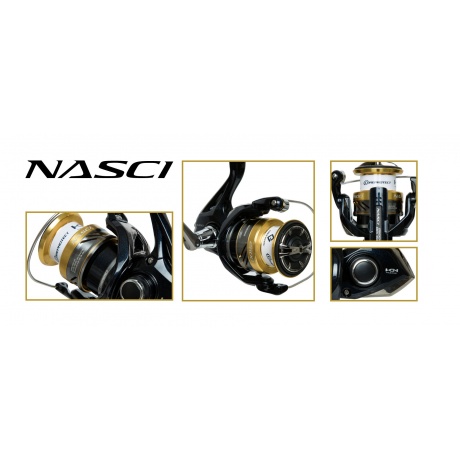 Катушка безынерционная Shimano 16 NASCI 1000 FB (NAS1000FB) - фото 2