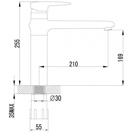 Смеситель для кухни Lemark Status LM4404C - фото 4