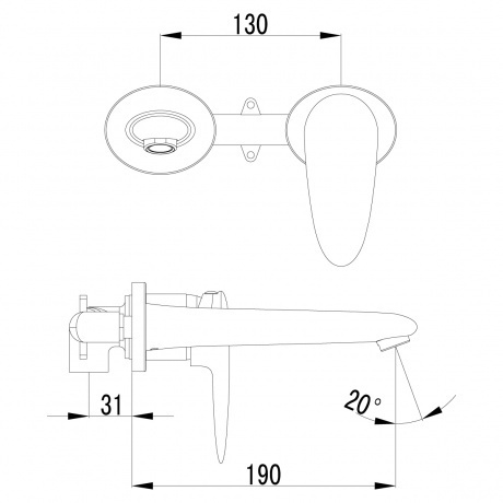 Смеситель для раковины Lemark Status LM4426C - фото 2
