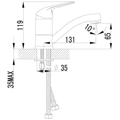 Смеситель для раковины Lemark Plus Advance LM1207C - фото 2