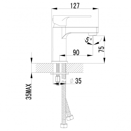 Смеситель для раковины Lemark Plus Grace LM1506C - фото 3