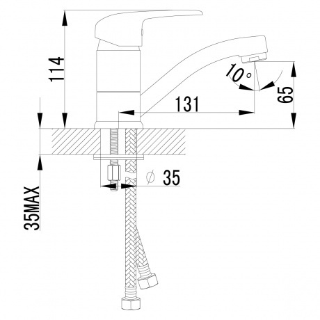 Смеситель для раковины Lemark Pramen LM3307C - фото 2