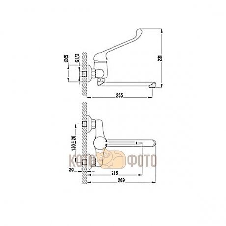 Смеситель для кухни Lemark Project LM4611C - фото 2