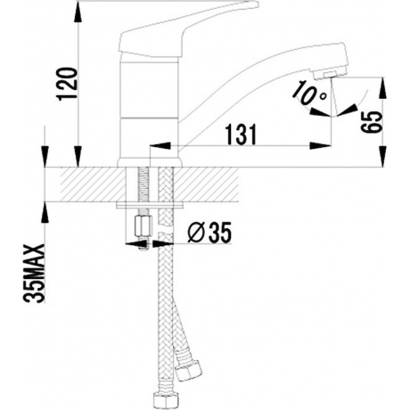 Смеситель для раковины Lemark Omega LM3107C - фото 2