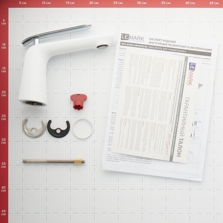 Смеситель для раковины Lemark Melange LM4906CW - фото 3