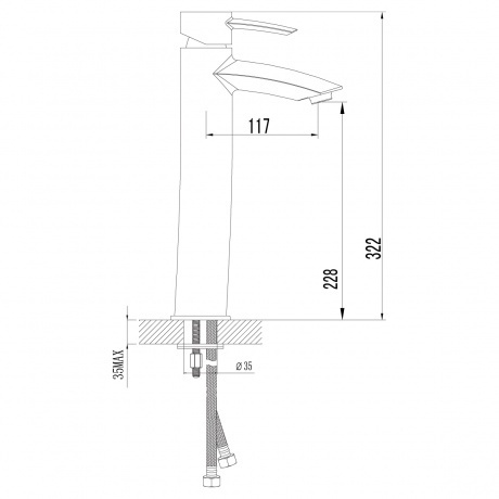 Смеситель для раковины Lemark Atlantiss LM3209C - фото 2